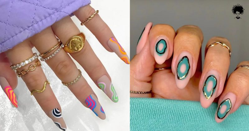 25 Idées D’art Abstrait Pour Les Ongles Que Vous Devez Essayer Maintenant