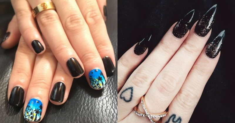 47 Amazing Black Nail Designs You Are Sure to Love