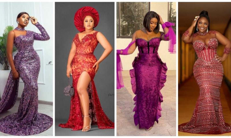 Latest Fascinating Purples and Red Owambe/Parties Styles For Classy Women.