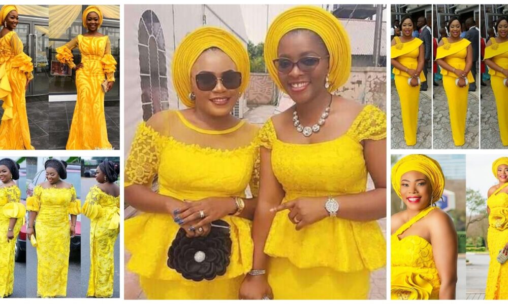 Look Classy And Mature To Your Next Occasion With These Yellow Fabric Styles