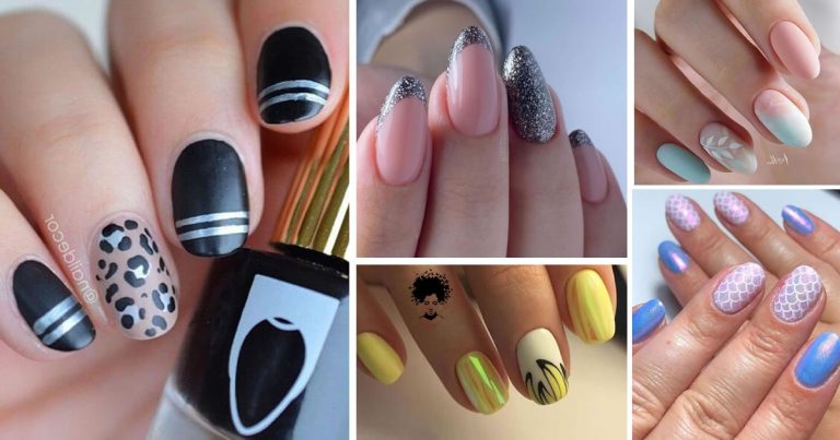 94 Photos: Trendy Oval Nail Art Designs Ideas For 2023