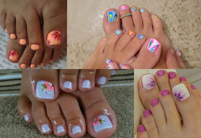 Spring Toe Nail Art Designs