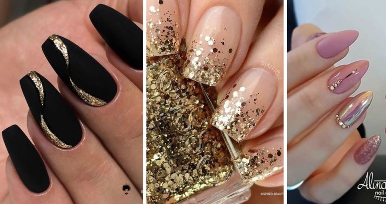 25 Best Glitter Nail Designs To Copy