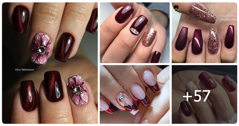 57 Photos: Newest Burgundy Nails Designs You Should Definitely Try In 2023