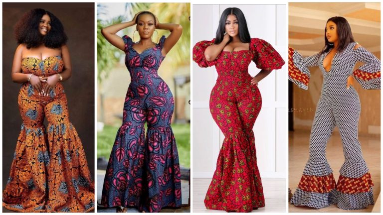 Fabulous and Unique Ankara Jumpsuit and Two-Piece Styles for Stylish Plus Size Ladies