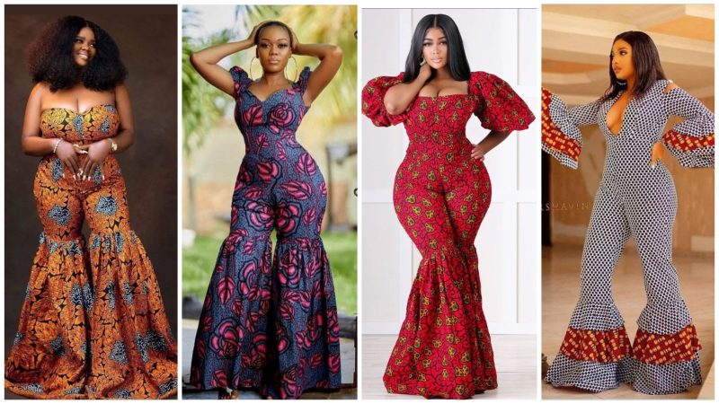 Fabulous and Unique Ankara Jumpsuit and Two-Piece Styles for Stylish Plus Size Ladies