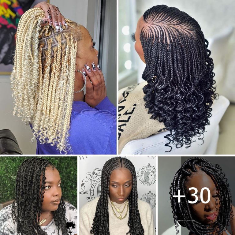 30 Braids with Curls for an Absolutely Stunning Appearance ‎