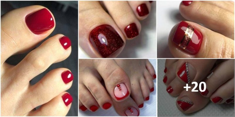 Red Pedicure, your feet full of glamor and passion