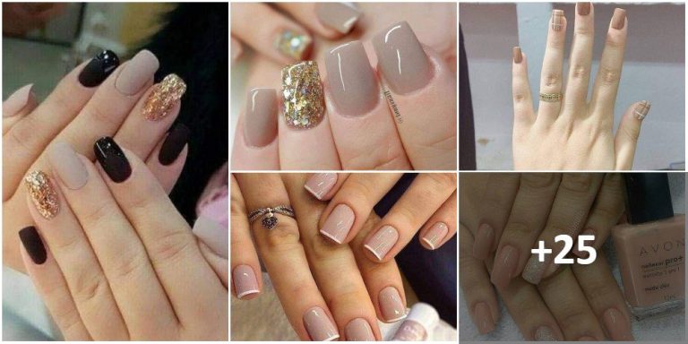 BEAUTIFUL NUDE NAILS 【+ 25 ideas to not look boring】💗💅💗