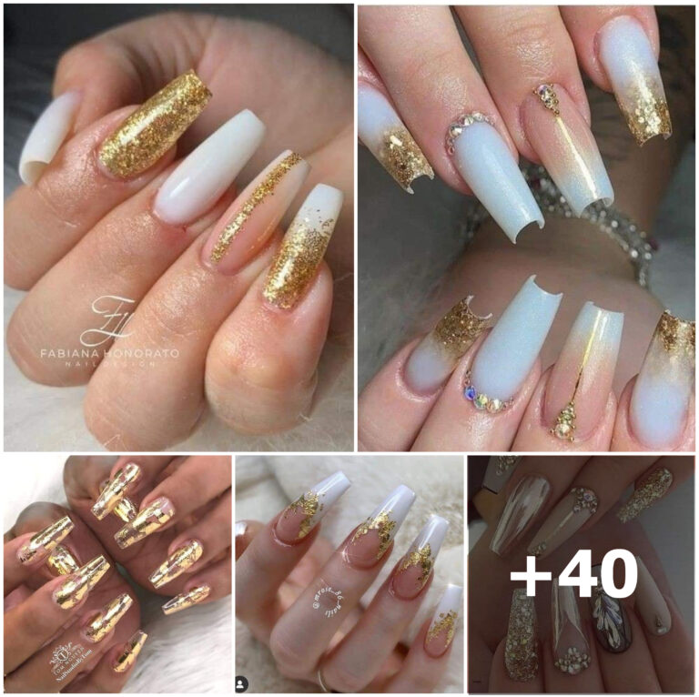 NAILS WITH GOLD ▷ 40+ Ideas in Images 💅💛