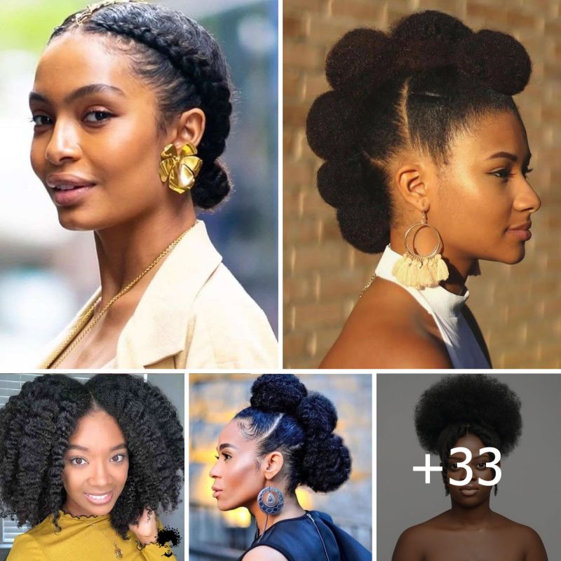33 Quick and Easy Natural Hairstyles for Everyday Elegance