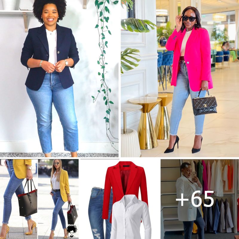 65 Chic Blazer and Jeans Combinations for Women: A Blend of Classic and Trendy πβ€π