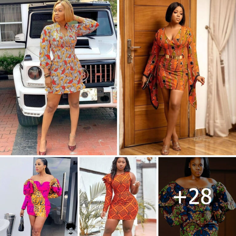 2024 Gorgeous Short Ankara Dress Outfit Ideas For Ladies | Ankara Styles Dress