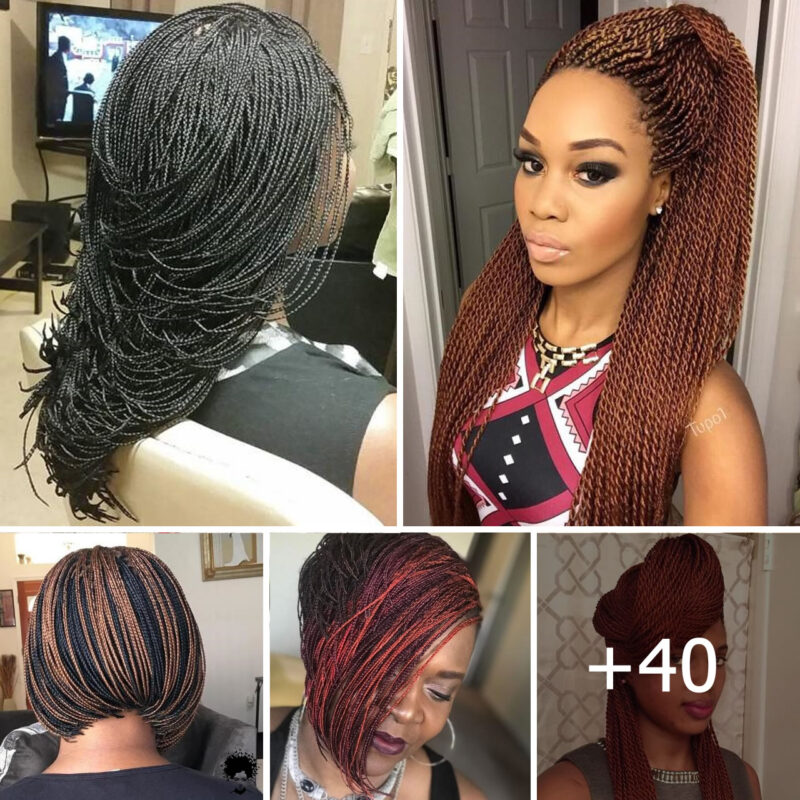 40 Chic Ideas for Micro and Invisible Braids Hairstyles