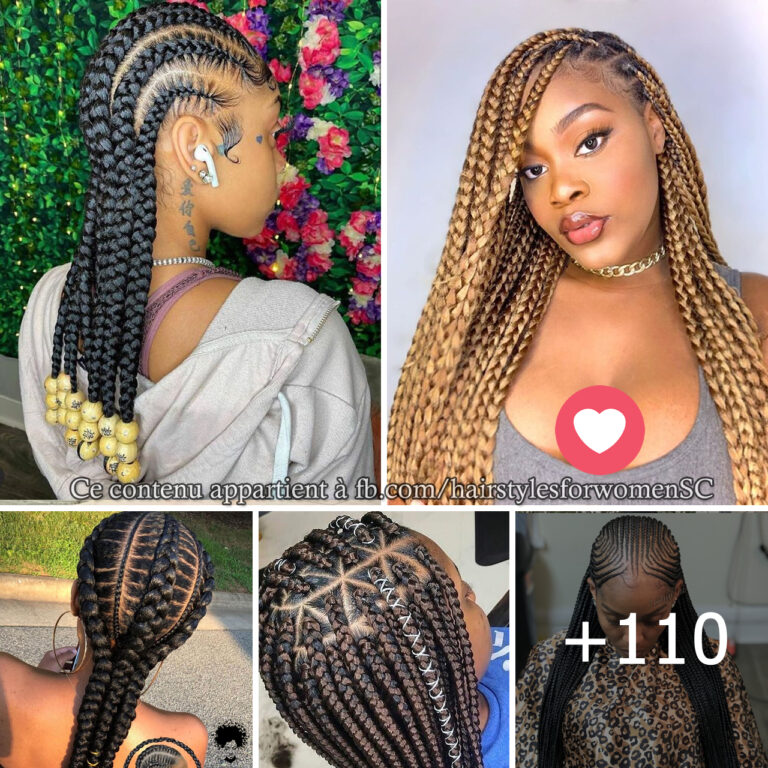 110 photos de tresses époustouflantes à essayer – Découvrez les coiffures tressées pour peaux noires.
