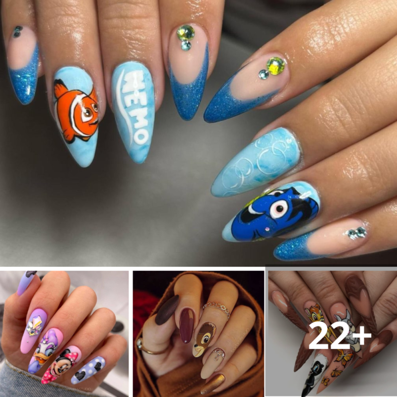 Magical Disney Nail Art: 40+ Enchanting Designs for a Manicure in the Happiest Place on Earth.