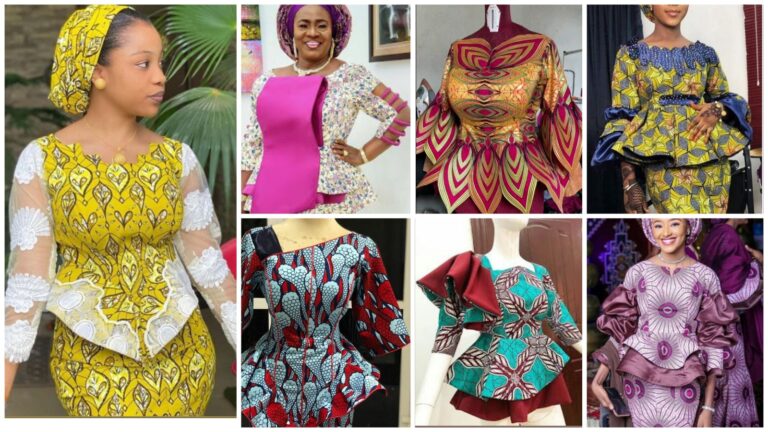 Sophisticated Ankara Blouse Styles for Stylish Women.