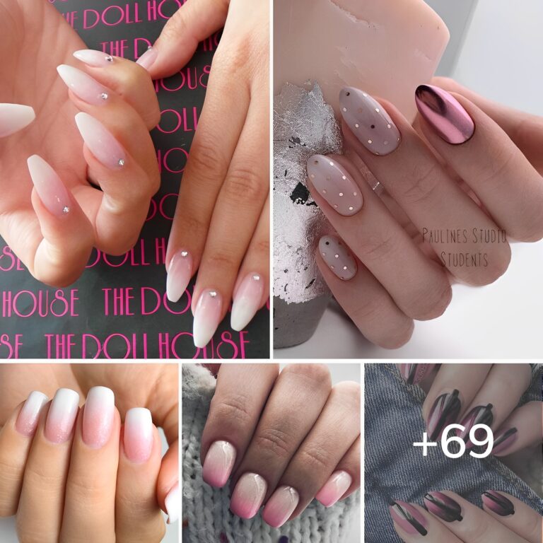 69 Stunning Nail Designs with Ombre and Tutorial.