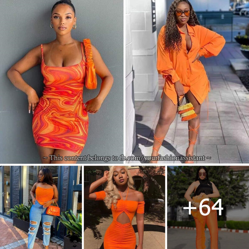 Bold in Orange: Women’s Perfect Combinations for a Sizzling Statement!