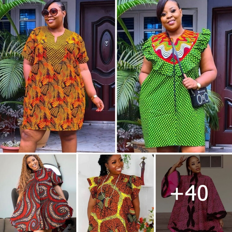 Fascinating Ankara Flare Gown Styles For Classy Women.