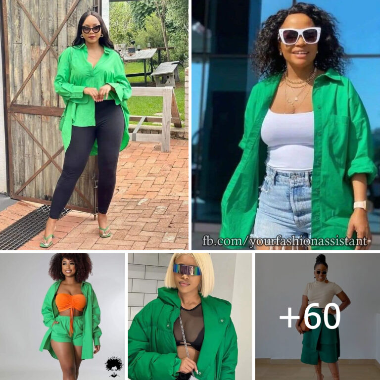 From Olive to Emerald: How Ladies are Setting Trends in Green Combinations!