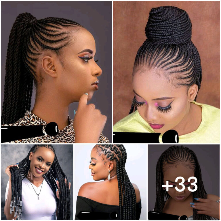 33 PHOTOS: Knotless styles with a bold touch