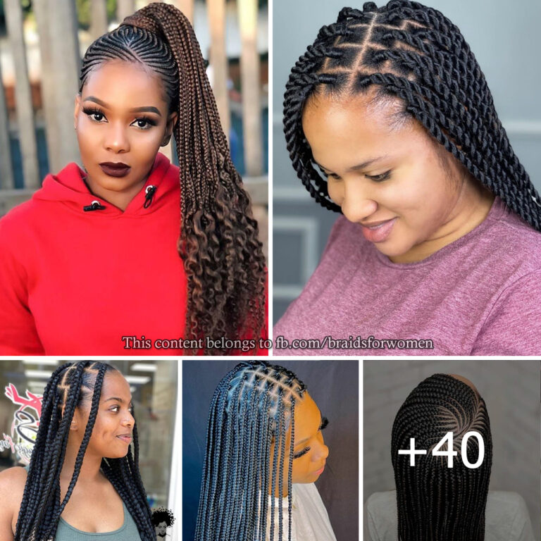 40 PHOTOS: Cute looking braids for ladies – Knotless & twists