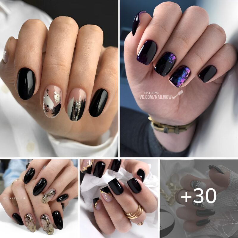 30 Classy Black Nail Ideas Chic Ladies Need ASAP