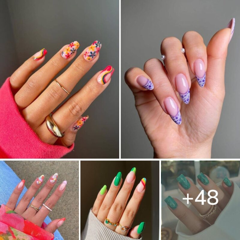 48 hot and trendy summer nail designs to upgrade your nails art for 2023