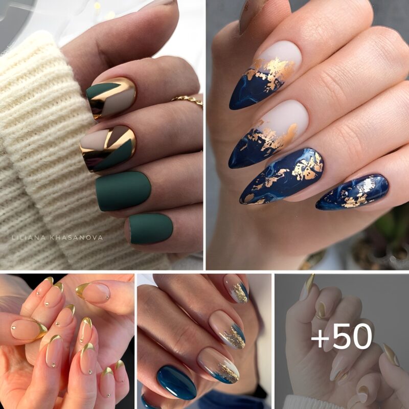 50+ Gorgeous Gold Nails To Get At Your Next Manicure