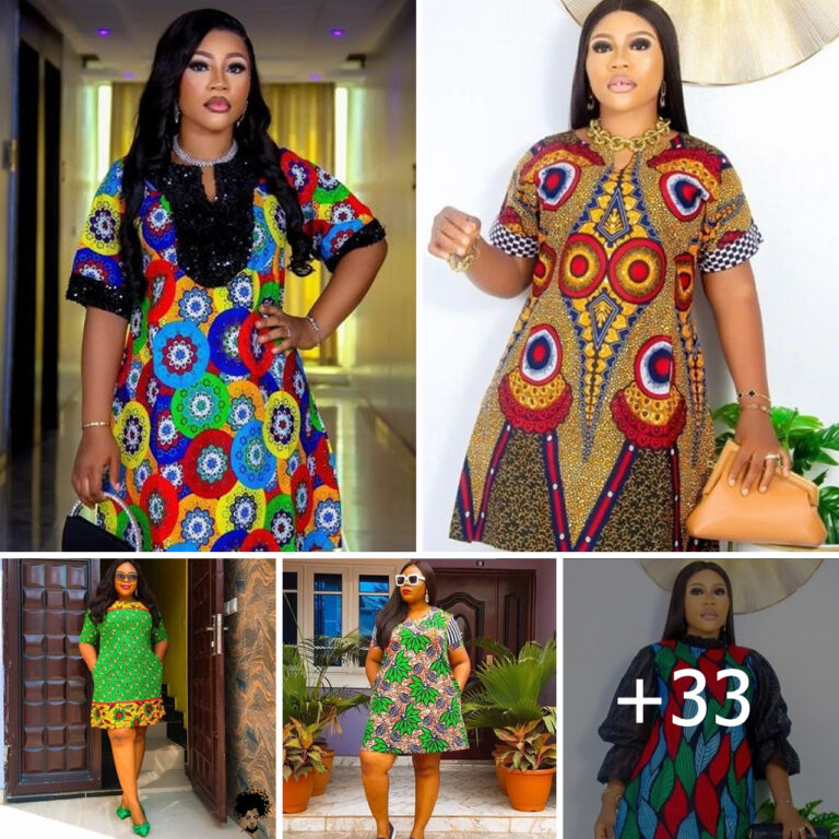 Keeping Things Simple & Fly With Ankara Shift Dress Styles