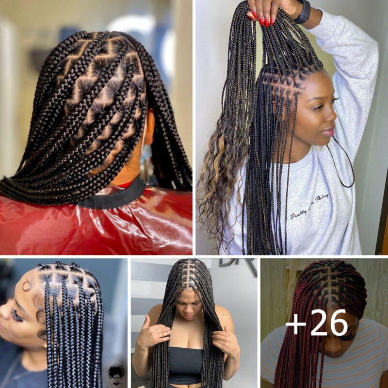 26 PHOTOS: Hot twist hairstyles, Knotless braids & Cornrow braid designs