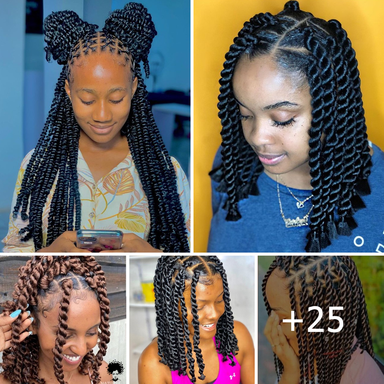 25+ Stunning Twisted Box Braids Hairstyles You Should Consider.