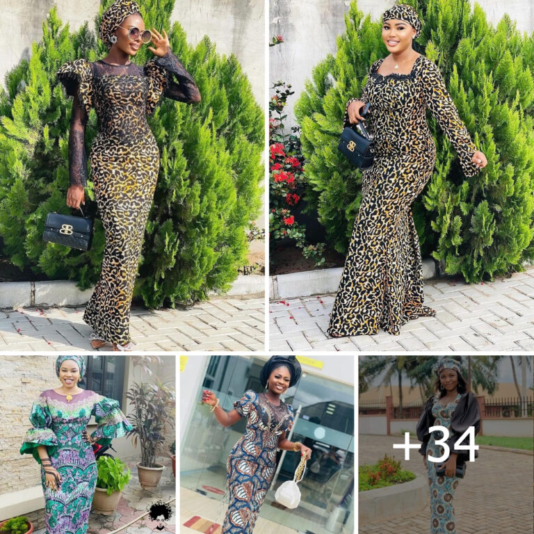 34+ Beautiful Ankara Long Gown Styles For Trendy Women In 2024
