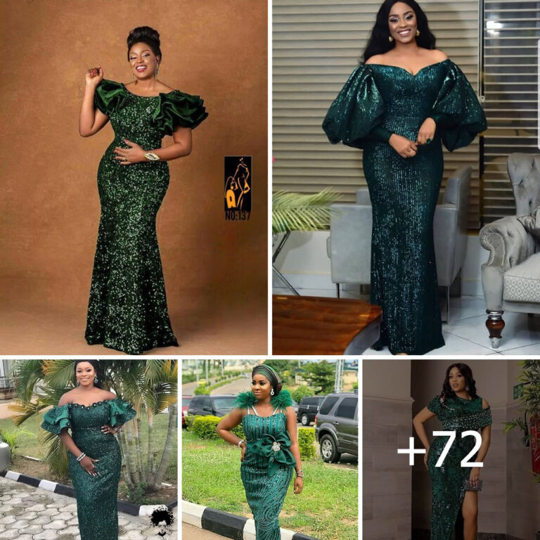 72 Green Asoebi Styles – Look Like A Master Degree Finance Manager (Boss Lady)