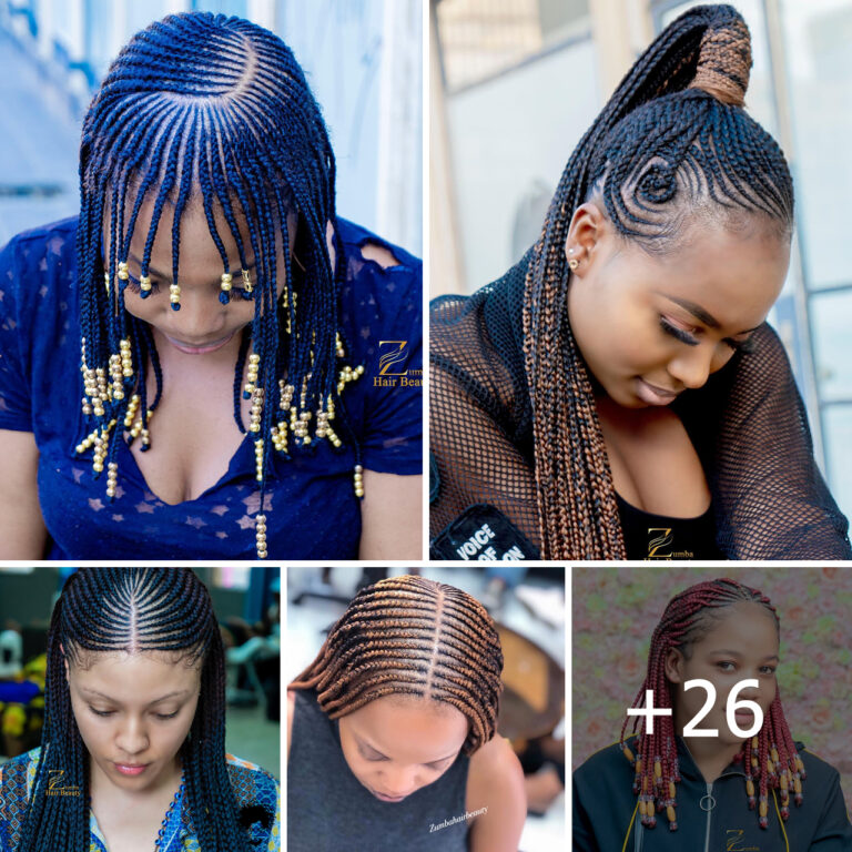 26 PHOTOS: Cornrow braid designs – Knotless braid styles ‎