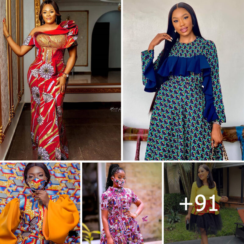 Ankara Styles for Ladies 2024: Explore the Latest and Unique Gown Trends! ππ