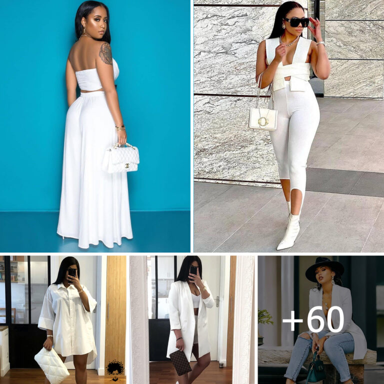 Elegance in White: Chic Outfit Ideas for Women Embracing the All-White Trend 🤍✨