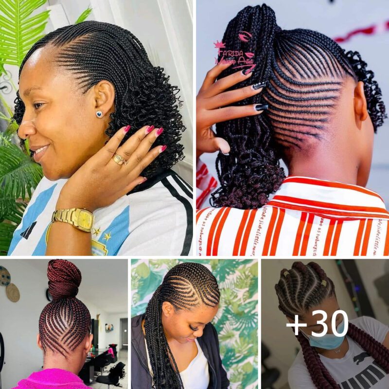 30 PHOTOS: Luxury cornrow braid ideas for women