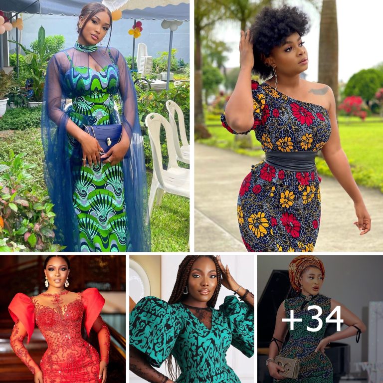 34+ Unique Ankara Gowns 2024 Perfect For Any African Events