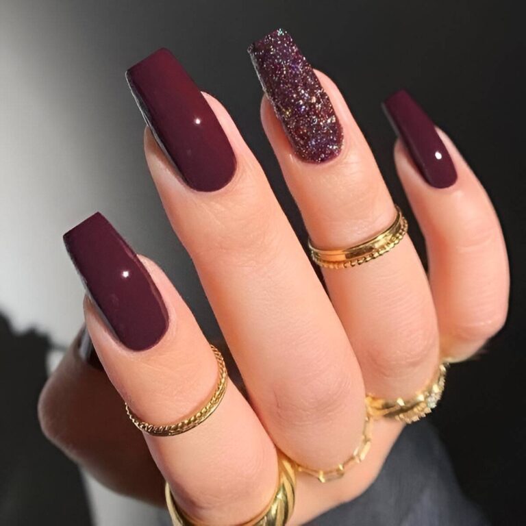 30 Red Wine Nail Ideas To Celebrate Autumn