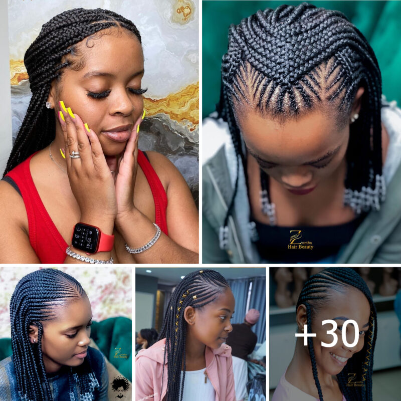 30 PHOTOS: Professional cornrow hairstyles for events ‎