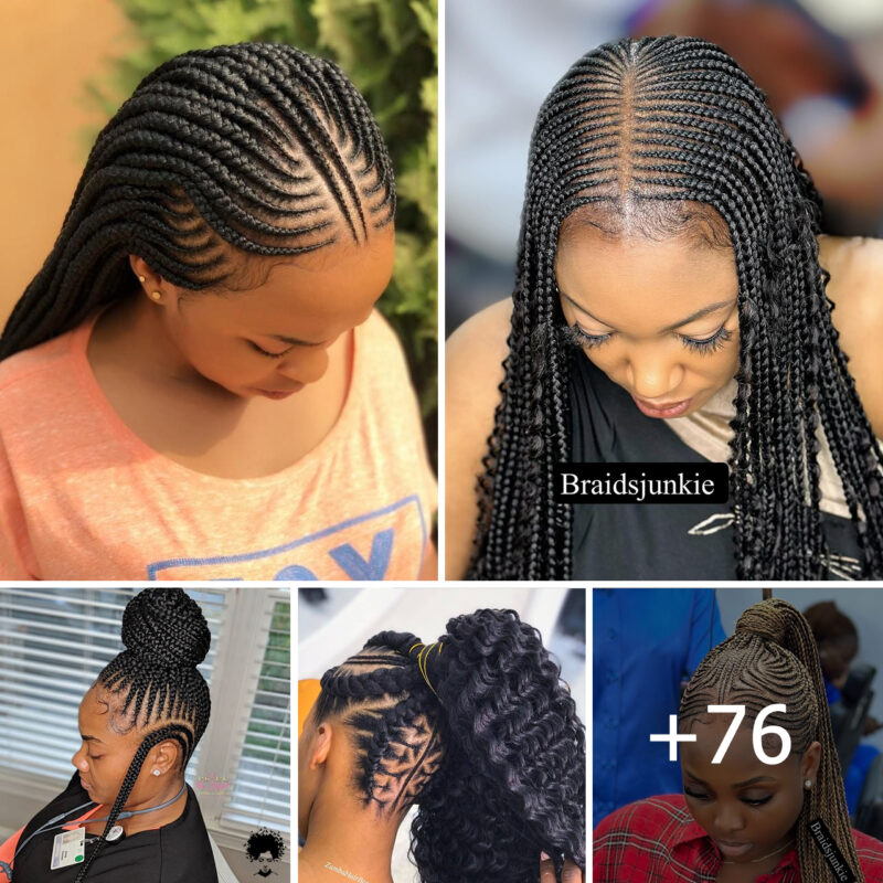 76 PHOTOS: Ghana Braids Hairstyle Ideas