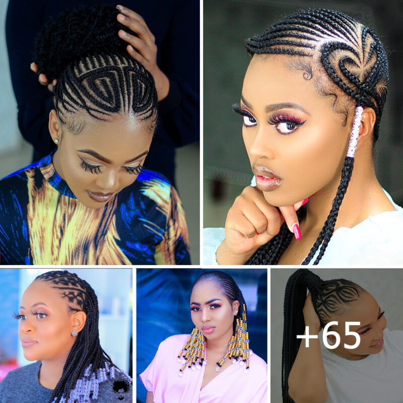 65 PHOTOS: Cornrow braid designs – Knotless braid styles