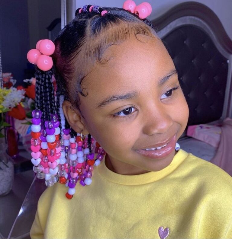 Beaded Bliss: How Little Girls Are Rocking the Latest Hair Trend