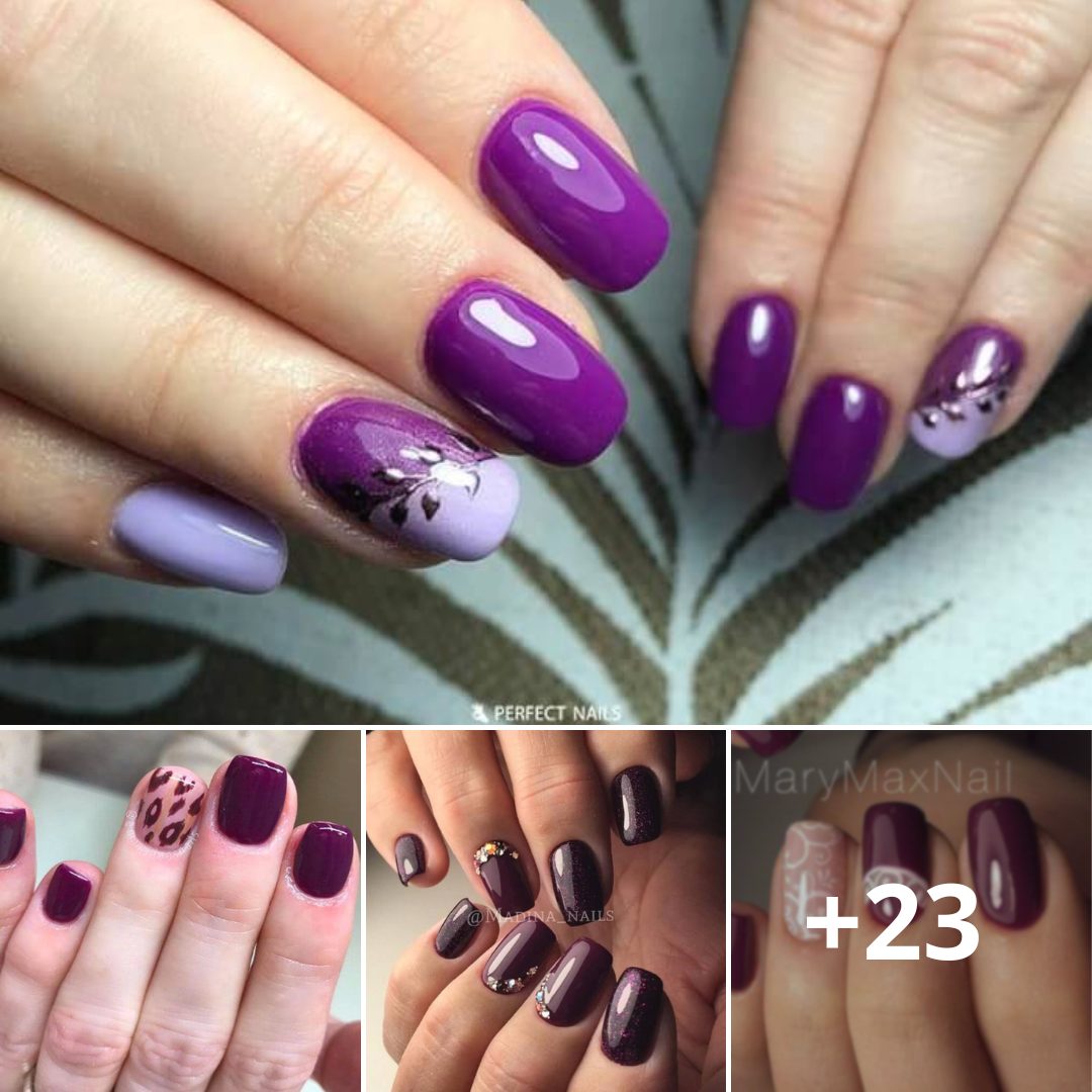 Plum Nail Designs That Are Perfect For Your Next Appointment