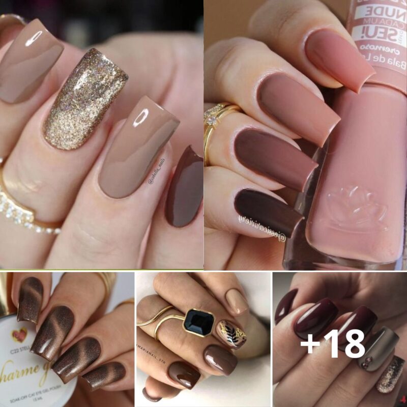 15 Fancy Brown Nail Designs You Need To See