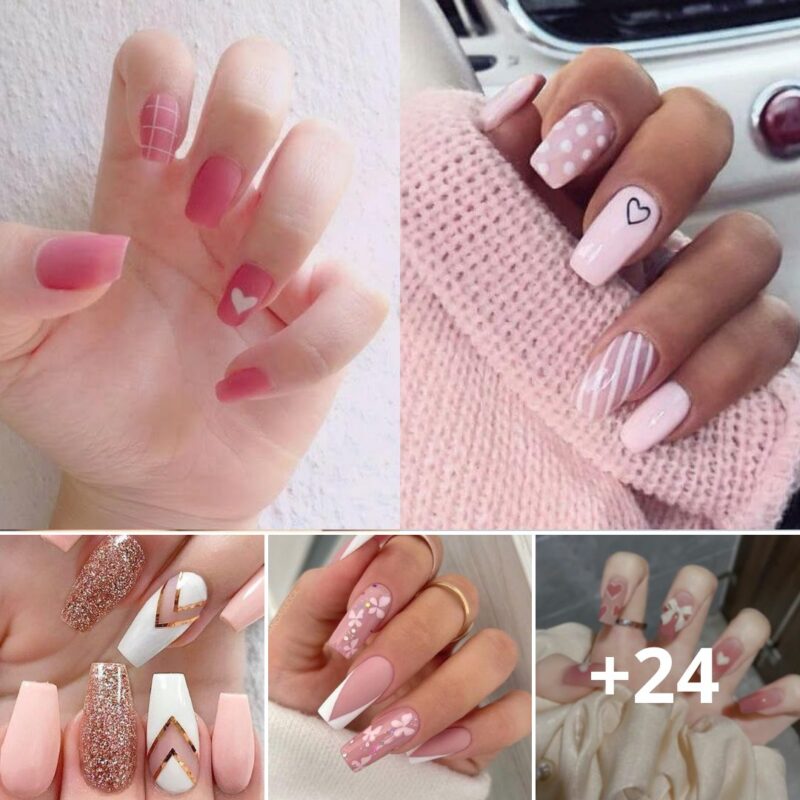 Pink And White Nails That You Want To Try