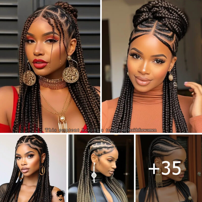 35 Gorgeous Braided Hairstyles for Black Women for 2024