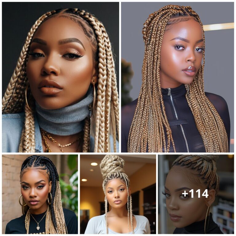 114 Elegant Blonde Box Braids Hairstyles To Try